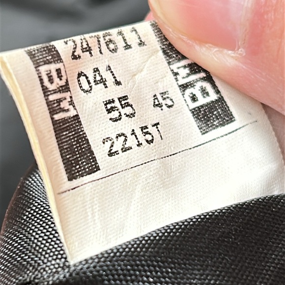 Vintage Furla Black/Dark Green Velvet w/Orange undertone made in Italy Hand Bag. - Picture 9 of 16